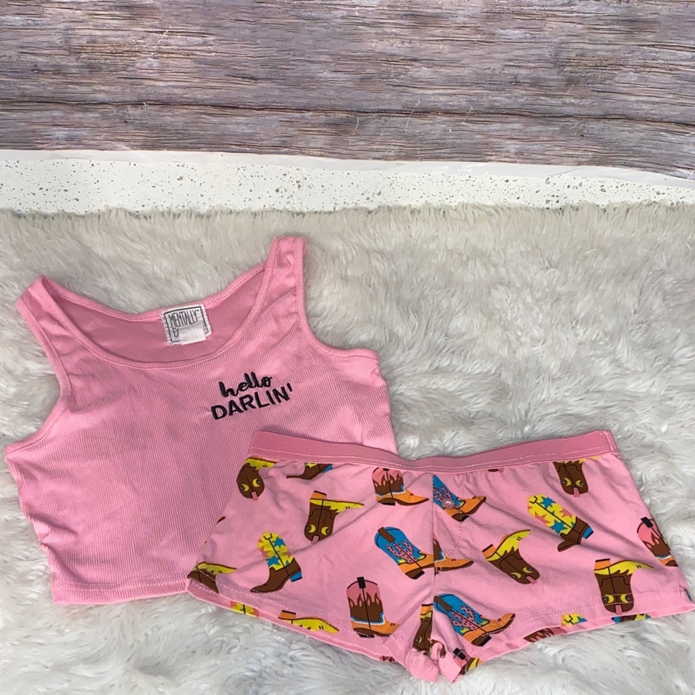 Mental Exhausted 2 Piece PJ Set